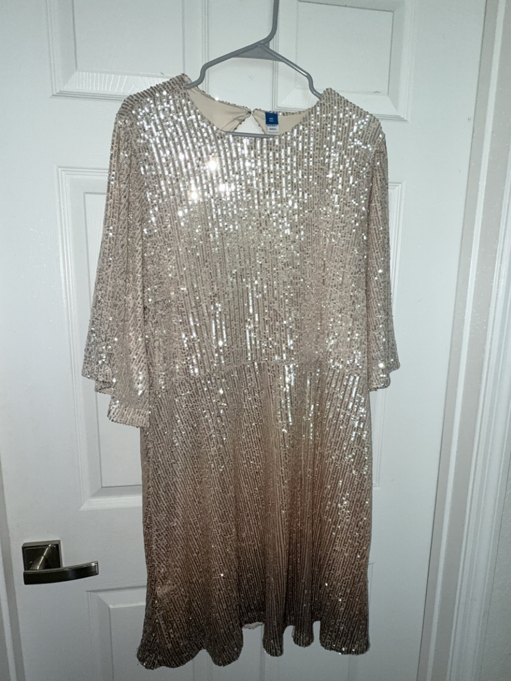 Old Navy Champagne Sequin Dress